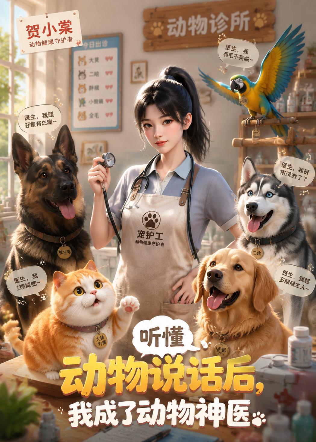 听懂动物说话后，我成了动物神医(全集)